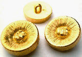 B4525 23mm Gilded Gold Plated Chunky Metal Alloy Shank Button