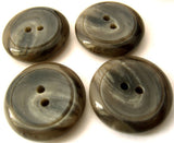 B4571 22mm Mixed Greys Slate Effect Centre Chunky 2 Hole Button