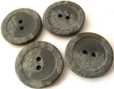 B4583 23mm Mixed Greys Matt Stone Effect 2 Hole Button - Ribbonmoon