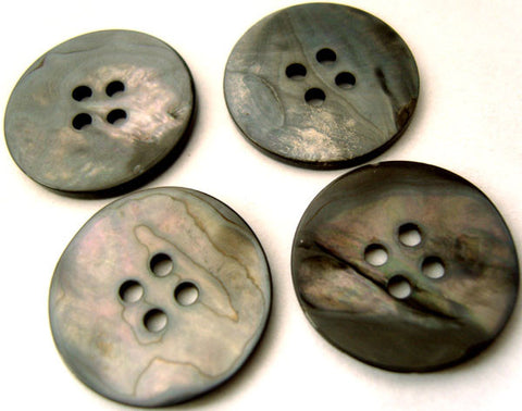 B4588 23mm Real Shell 4 Hole Button with a Nacre Iridesccence