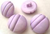 B4717 20mm Pale Orchid Matt and Gloss Domed Shank Button - Ribbonmoon