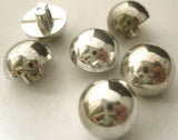B4777 14mm Gilded Silver Poly Half Ball Shank Button - Ribbonmoon