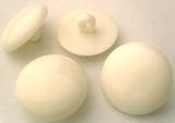 B4804 22mm Ceramic White Domed and Gloss Shank Button - Ribbonmoon