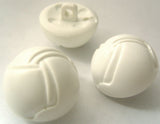 B4829 23mm Natural White Half Ball Textured Shank Button - Ribbonmoon