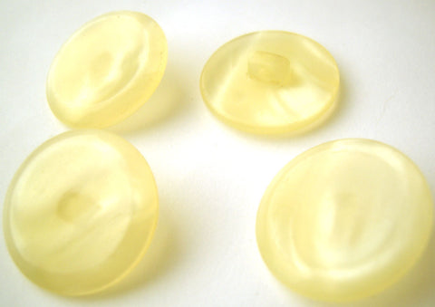B6252 23mm Cream Shimmery Polyester Shank Button