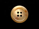 B0691 15mm Creamy Aaran Matt Centre 4 Hole Button