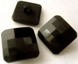 B8085 23mm Black Honeycomb Gloss Shank Button - Ribbonmoon