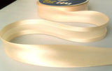 BB2041 25mm Oyster Cream Satin Bias Binding Tape