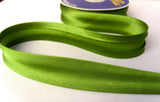 BB2065 25mm Grass Green Satin Bias Binding Tape