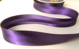 BB2170 25mm Black Currant Satin Bias Binding Tape