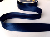 BB2192 25mm Royal Navy Satin Bias Binding Tape