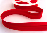 BB223 19mm Red Satin Bias Binding Tape - Ribbonmoon