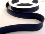 BB224 19mm Navy Satin Bias Binding - Ribbonmoon