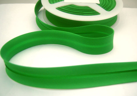 BB249 19mm Emerald Green Satin Bias Binding Tape