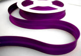 BB252 19mm Liberty Purple Satin Bias Binding Tape - Ribbonmoon