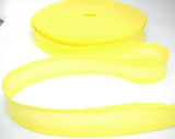 BB280 25mm Pale Lemon 100% Cotton Bias Binding Tape