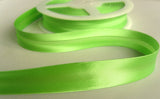 BB341 19mm Apple Green Satin Bias Binding - Ribbonmoon