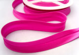 BB348 19mm Camellia Pink Satin Bias Binding Tape - Ribbonmoon