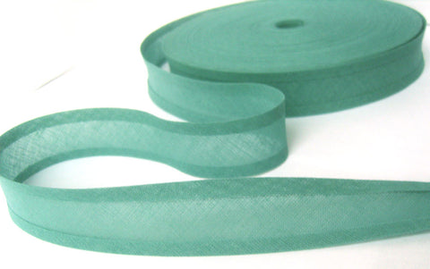 BB355 25mm Dusky Turquoise 100% Cotton Bias Binding Tape