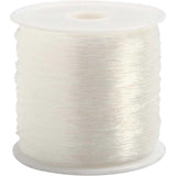 Beading Cord 0.5mm Round Elastic. 100 Metre Roll - Ribbonmoon