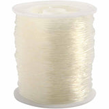 Beading Cord 1mm Round Elastic. 50 Metre Roll - Ribbonmoon