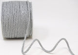 C423 4mm Silver Grey Lacing Cord by British Trimmings