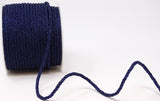C425 4mm Navy Lacing Cord by British Trimmings