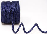 C434 6mm Crepe Cord by British Trimmings, Navy