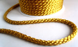 C450 6mm Crepe Cord by British Trimmings, Topaz Gold 139 - Ribbonmoon