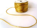 C450 Thin Metallic Gold Elastic Cord