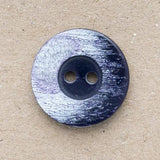 B18194 17mm Purple Dimple 2 Hole Button with a Vivid Shimmer
