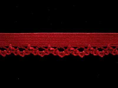E047 11mm Russet Lace Type Underwear Elastic. - Ribbonmoon