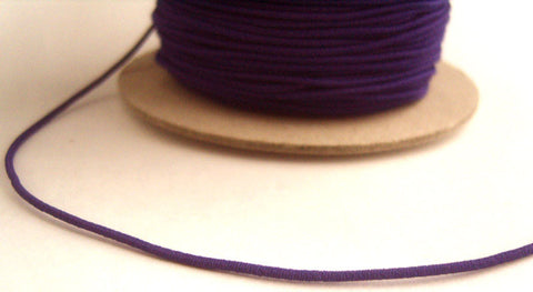 E063 Thin Purple Rounded Hat Elastic. - Ribbonmoon