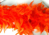 Feather Boa Orange Approx 1.7 metres Long - Ribbonmoon