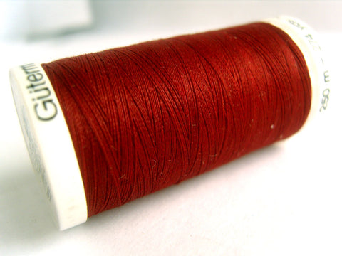 GT 221 250mtr Rust Brown Gutermann Polyester Sew All Sewing Thread