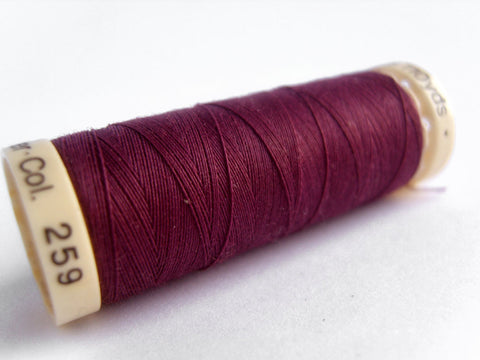 GT 259 Dewberry Gutermann Polyester Sew All Sewing Thread 