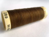 GT 289L Brown Gutermann Polyester Sew All Sewing Thread 