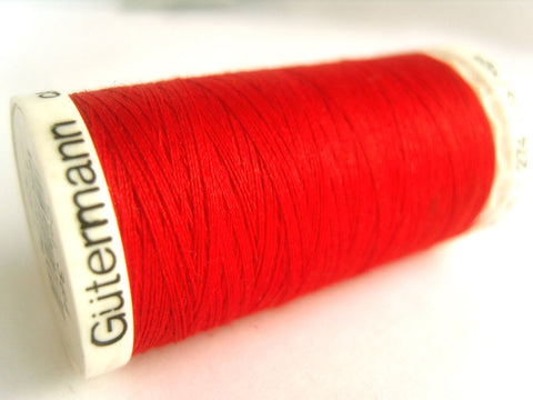 GT 364 250mtr Flame Red Gutermann Polyester Sew All Sewing Thread