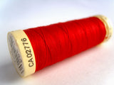 GT 364 Flame Red Gutermann Polyester Sew All Sewing Thead