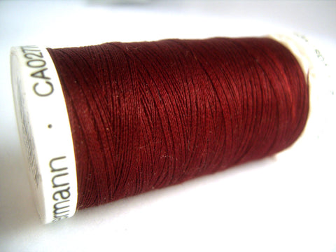 GT 369 500mtr Deep Burgundy Gutermann Polyester Sew All Sewing Thread