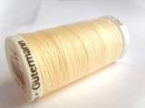 GT 414 250mtr Cream Gutermann Polyester Sew All Sewing Thread 