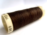 GT 696 Dark Brown Gutermann Polyester Sew All Sewing Thread 