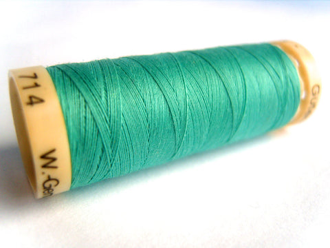 GT 714L Deep Turquoise Gutermann Polyester Sew All Sewing Thread 