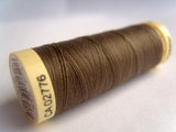 100 Metre Spool Gutterman 100% Polyester Sew-All Sewing Thread grey brown