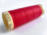 GT 890 Dusky Sugar Pink Gutermann Polyester Sew All Sewing Thread 