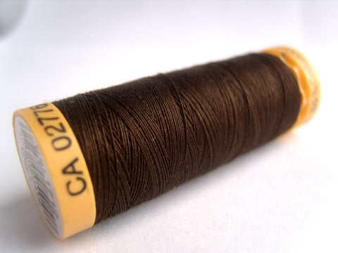 GTC 1712 Gutermann Cuban Brown 100% Cotton Sewing Thread