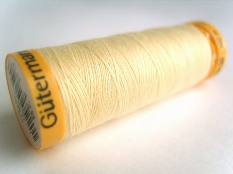 GTC 429 Antique Ivory Cream Gutermann 100% Cotton Sewing Thread