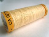 GTC 519 Pale Cream Gutermann 100% Cotton Sewing Thread