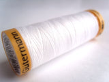 GTC 5709 White Gutermann 100% Cotton Sewing Thread