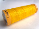 GTC 688 Yellow Gutermann 100% Cotton Sewing Thread